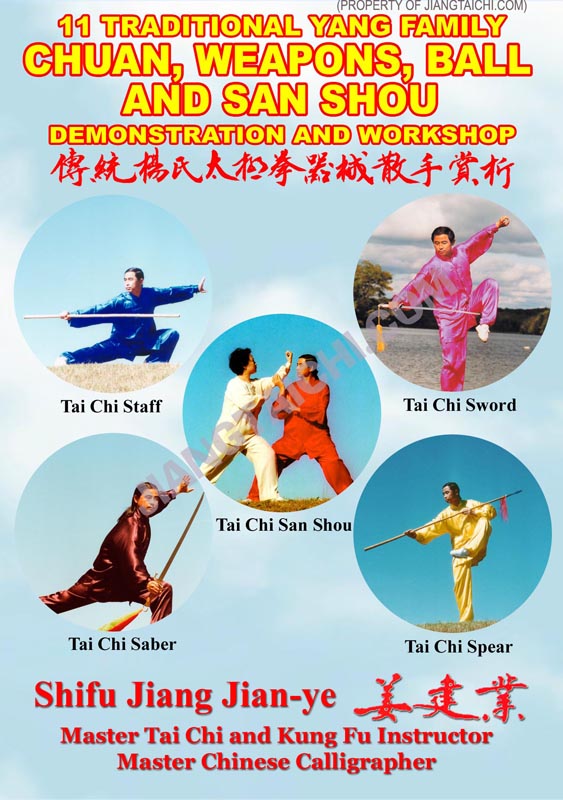 11 Traditional Yang Family - Chuan, Weapons, Ball and San Shou Demo/Workshop - Click Image to Close
